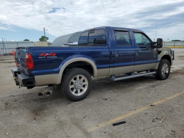 1FTSW21R99EB18824 - 2009 FORD F250 SUPER DUTY BLUE photo 3