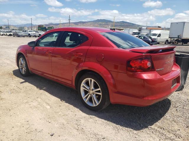 1B3BD1FG0BN548546 - 2011 DODGE AVENGER MAINSTREET RED photo 2