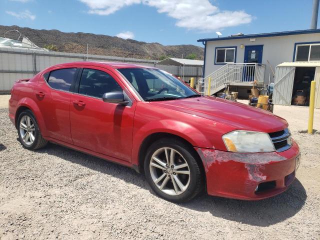 1B3BD1FG0BN548546 - 2011 DODGE AVENGER MAINSTREET RED photo 4