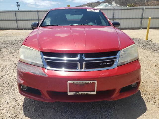 1B3BD1FG0BN548546 - 2011 DODGE AVENGER MAINSTREET RED photo 5