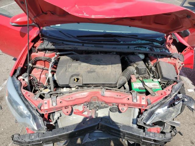 2T1BURHE8GC540746 - 2016 TOYOTA COROLLA L RED photo 11