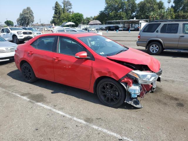 2T1BURHE8GC540746 - 2016 TOYOTA COROLLA L RED photo 4