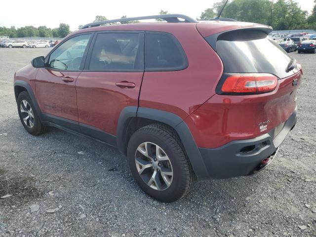 1C4PJMBSXFW569736 - 2015 JEEP CHEROKEE TRAILHAWK RED photo 2