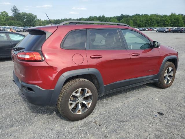 1C4PJMBSXFW569736 - 2015 JEEP CHEROKEE TRAILHAWK RED photo 3