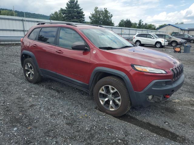 1C4PJMBSXFW569736 - 2015 JEEP CHEROKEE TRAILHAWK RED photo 4