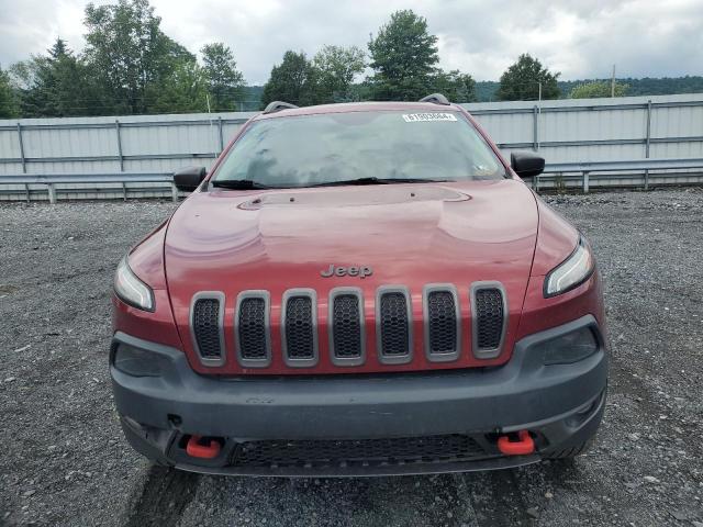 1C4PJMBSXFW569736 - 2015 JEEP CHEROKEE TRAILHAWK RED photo 5