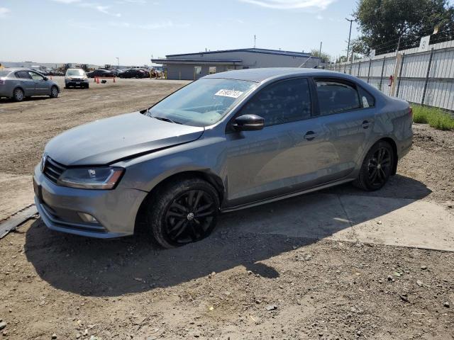 3VWD17AJ0JM222712 - 2018 VOLKSWAGEN JETTA SPORT GRAY photo 1