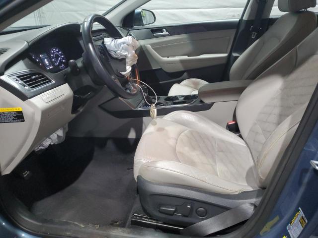 5NPE34AF9FH086217 - 2015 HYUNDAI SONATA SPORT BLUE photo 7