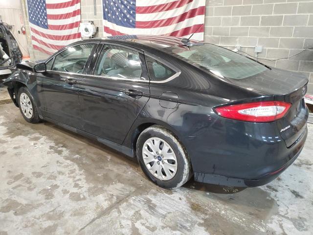 3FA6P0G75ER169548 - 2014 FORD FUSION S BLACK photo 2