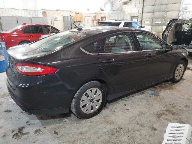 3FA6P0G75ER169548 - 2014 FORD FUSION S BLACK photo 3