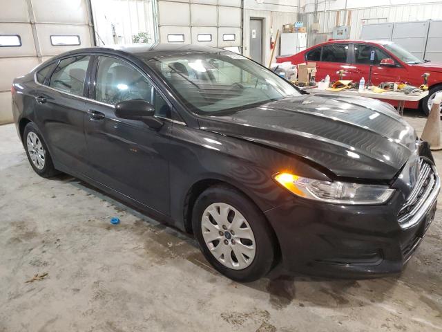 3FA6P0G75ER169548 - 2014 FORD FUSION S BLACK photo 4