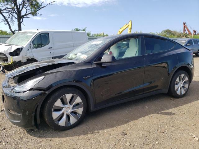 7SAYGDEEXNF423707 - 2022 TESLA MODEL Y BLACK photo 1