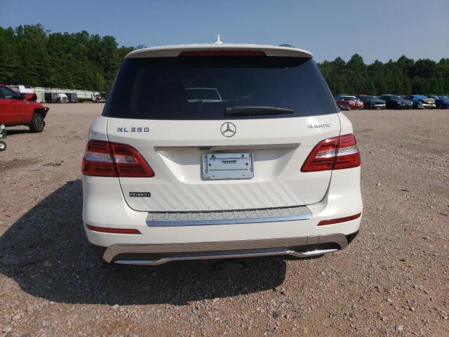 4JGDA5HB1CA096149 - 2012 MERCEDES-BENZ ML 350 4MATIC WHITE photo 6