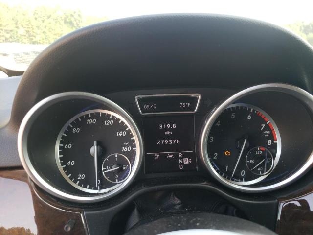 4JGDA5HB1CA096149 - 2012 MERCEDES-BENZ ML 350 4MATIC WHITE photo 9