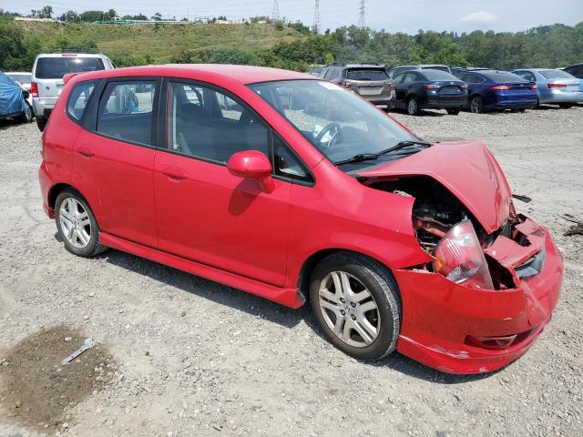 JHMGD38677S008896 - 2007 HONDA FIT S 红色 照片 4