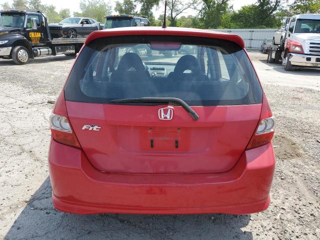 JHMGD38677S008896 - 2007 HONDA FIT S 红色 照片 6