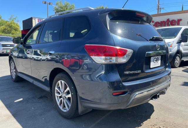 5N1AR2MN2FC600470 - 2015 NISSAN PATHFINDER S BLUE photo 3