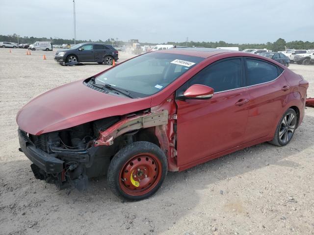 KMHDH4AH2EU043899 - 2014 HYUNDAI ELANTRA SE RED photo 1