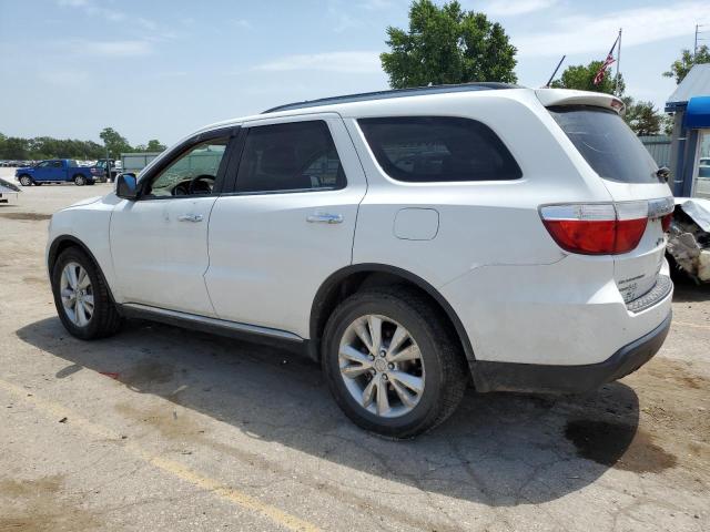 1C4RDJDGXDC601445 - 2013 DODGE DURANGO CREW WHITE photo 2