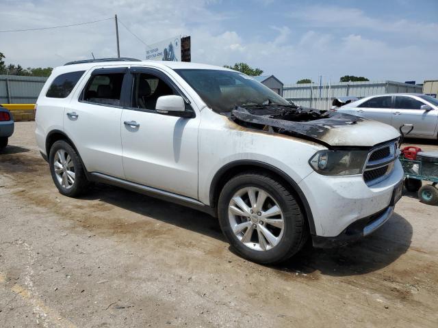 1C4RDJDGXDC601445 - 2013 DODGE DURANGO CREW WHITE photo 4