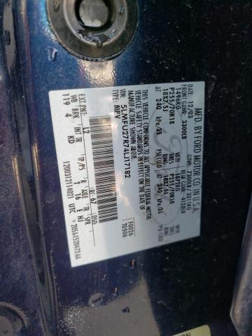 5LMFU27R74LJ17182 - 2004 LINCOLN NAVIGATOR ლურჯი ფოტო 13