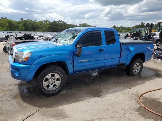 5TETU62N27Z329483 - 2007 TOYOTA TACOMA PRERUNNER ACCESS CAB BLUE photo 1