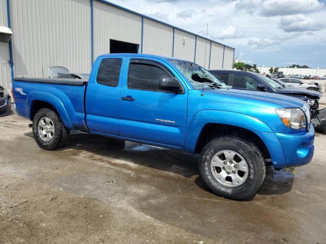 5TETU62N27Z329483 - 2007 TOYOTA TACOMA PRERUNNER ACCESS CAB BLUE photo 4