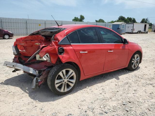 1G1PG5SB7E7247707 - 2014 CHEVROLET CRUZE LTZ RED photo 3