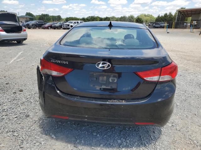 5NPDH4AE6CH088250 - 2012 HYUNDAI ELANTRA GLS BLACK photo 6