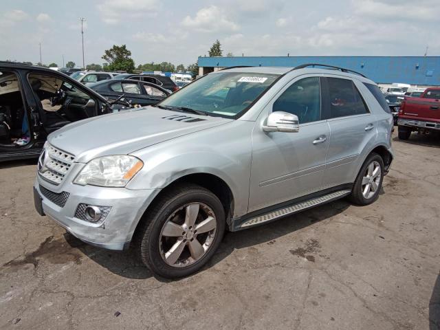 4JGBB8GB8BA671188 - 2011 MERCEDES-BENZ ML 350 4MATIC SILVER photo 1