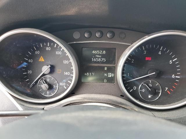 4JGBB8GB8BA671188 - 2011 MERCEDES-BENZ ML 350 4MATIC SILVER photo 9