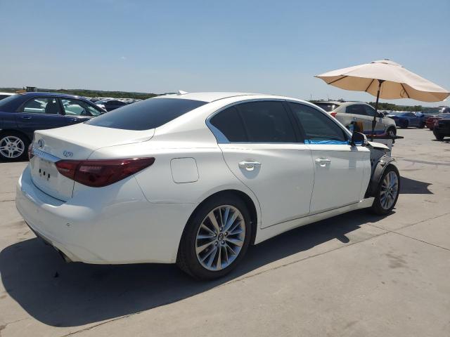 JN1EV7AP4KM511818 - 2019 INFINITI Q50 LUXE WHITE photo 3