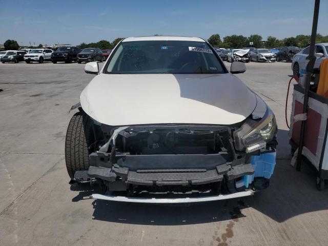 JN1EV7AP4KM511818 - 2019 INFINITI Q50 LUXE WHITE photo 5