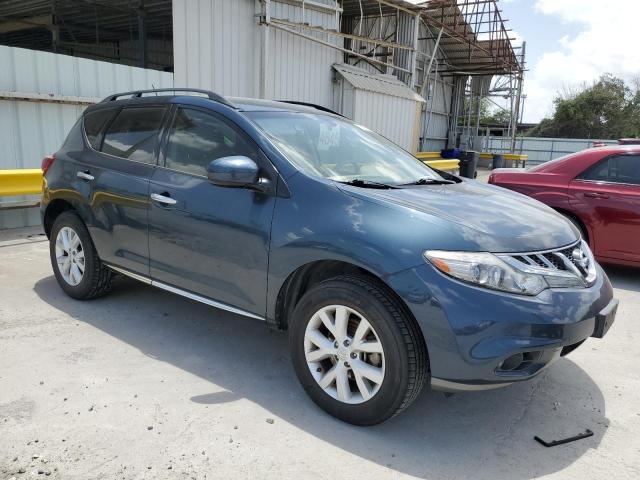 JN8AZ1MU8DW201875 - 2013 NISSAN MURANO S BLUE photo 4