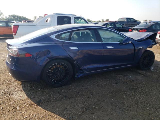 5YJSA1E27HF183321 - 2017 TESLA MODEL S 蓝色 照片 3