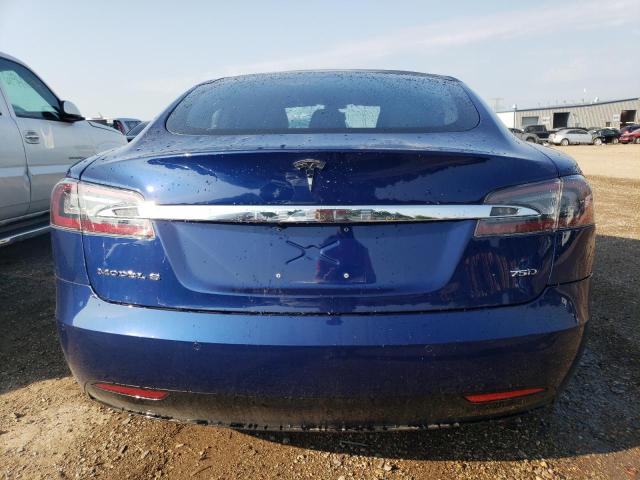 5YJSA1E27HF183321 - 2017 TESLA MODEL S 蓝色 照片 6