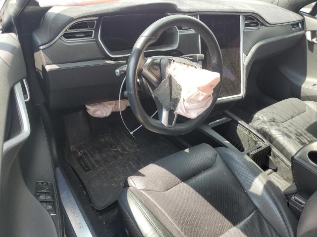 5YJSA1E27HF183321 - 2017 TESLA MODEL S 蓝色 照片 8