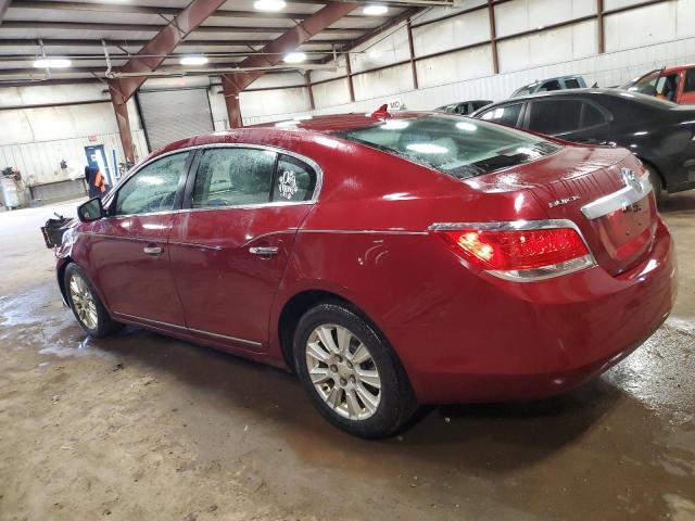 1G4GA5ED5BF129545 - 2011 BUICK LACROSSE CX Бордовый фото 2