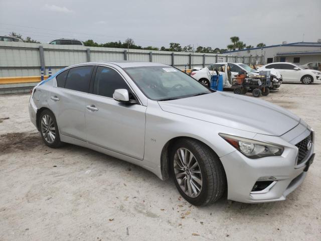 JN1EV7APXJM362359 - 2018 INFINITI Q50 LUXE SILVER photo 4