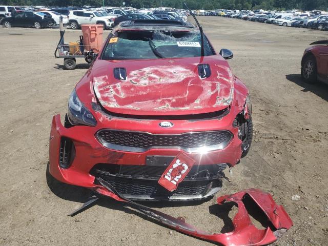 KNAE55LC2J6011684 - 2018 KIA STINGER GT2 RED photo 5