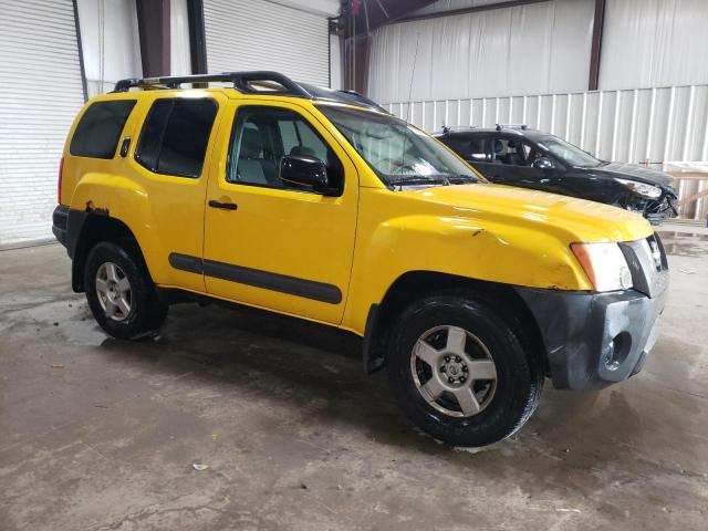 5N1AN08W85C631451 - 2005 NISSAN XTERRA OFF ROAD YELLOW photo 4