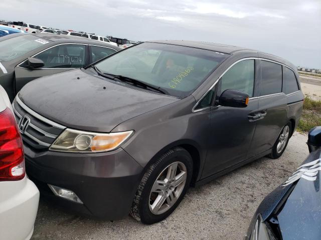 5FNRL5H96CB022797 - 2012 HONDA ODYSSEY TOURING CHARCOAL photo 2