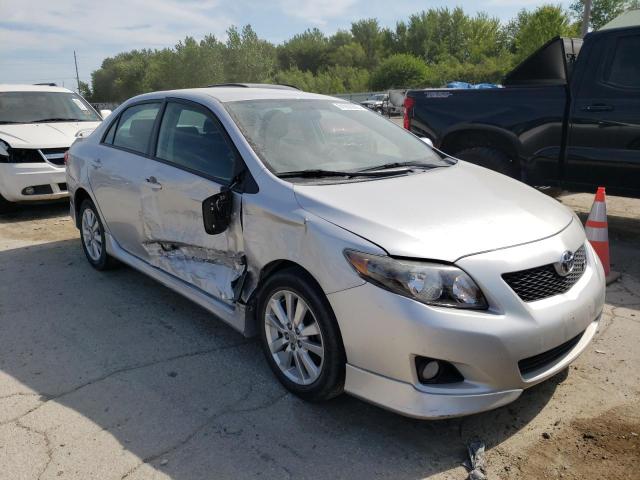 1NXBU4EE0AZ382674 - 2010 TOYOTA COROLLA BASE SILVER photo 4