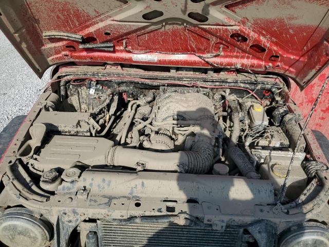 1C4BJWDG0GL311291 - 2016 JEEP WRANGLER U SPORT 红色 照片 12