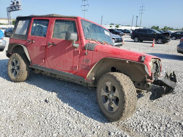 1C4BJWDG0GL311291 - 2016 JEEP WRANGLER U SPORT 红色 照片 4