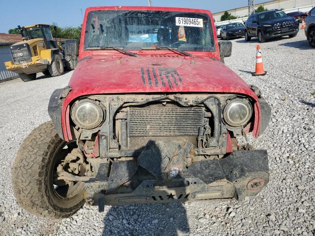 1C4BJWDG0GL311291 - 2016 JEEP WRANGLER U SPORT 红色 照片 5