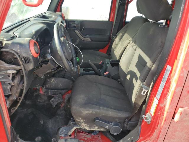 1C4BJWDG0GL311291 - 2016 JEEP WRANGLER U SPORT 红色 照片 7