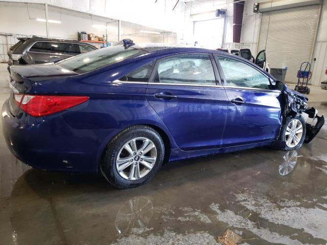 5NPEB4AC1BH021249 - 2011 HYUNDAI SONATA GLS BLUE photo 3