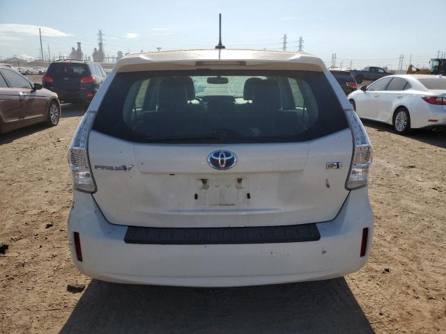 JTDZN3EU5C3032077 - 2012 TOYOTA PRIUS V WHITE photo 6