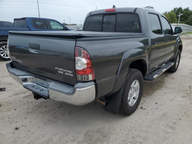 5TFJU4GN5EX061053 - 2014 TOYOTA TACOMA DOUBLE CAB PRERUNNER GRAY photo 3